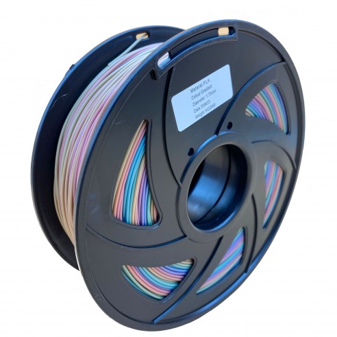 Filamento PLA Impresora 3D Arcoiris / Rainbow ANET 1.75MM 1KG