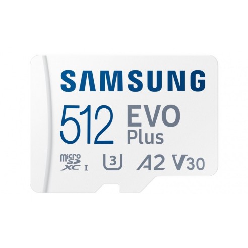 Micro SD Samsung Evo Plus 512GB U3 A2...