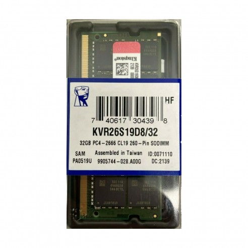 Memoria ram Kingston Sodimm DDR4 32gb...