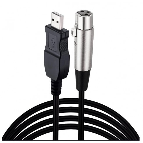 Cable USB-XLR DMX USB Hembra 3mt...